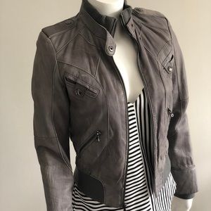 Guess genuine leather jacket